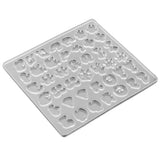 Maxbell Clear Assorted Shapes Women Earring Silicone Mold for Cake Decorating, Crafting, Polymer Clay, Resin Casting,Jewelry Making Tool Moulds - Aladdin Shoppers