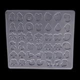 Maxbell Clear Assorted Shapes Women Earring Silicone Mold for Cake Decorating, Crafting, Polymer Clay, Resin Casting,Jewelry Making Tool Moulds - Aladdin Shoppers