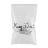 Maxbell 100pcs Handmade Gifts Accessory Alloy Daisy Flower Beads Large Hole Spacer Loose Bead For Jewelry DIY 11mm Personalize Jewelry Making 5.5mm - Aladdin Shoppers