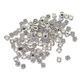 Maxbell 100pcs Handmade Gifts Accessory Alloy Daisy Flower Beads Large Hole Spacer Loose Bead For Jewelry DIY 11mm Personalize Jewelry Making 5.5mm - Aladdin Shoppers