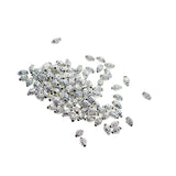 Maxbell Maxbell 100Pc Rugby Antique Silver  Loose Spacer Beads For Necklace Bracelet Jewelry