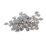 Maxbell 50 Pieces/Pack Silver Charms Pendant Stainless Steel Jewelry Findings for DIY Necklace/Bracelet/Earrings, DIY Crafts - LUCKY Elephant Design - Aladdin Shoppers