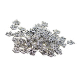 Maxbell 50 Pieces/Pack Silver Charms Pendant Stainless Steel Jewelry Findings for DIY Necklace/Bracelet/Earrings, DIY Crafts - LUCKY Elephant Design - Aladdin Shoppers