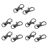 Maxbell 10 Pieces Alloy Swivel Lanyard Snap Hook Lobster Claw Clasp Jewelry Craft Findings DIY Components - Aladdin Shoppers