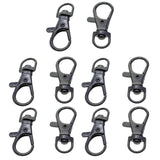 Maxbell 10 Pieces Alloy Swivel Lanyard Snap Hook Lobster Claw Clasp Jewelry Craft Findings DIY Components - Aladdin Shoppers