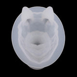3D Wolf Shaped Silicone Gypsum Ornament Mould Resin Casting Mold DIY Craft Handmade Resin Ornaments Fondant Cake Mold - Aladdin Shoppers