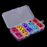 300 Pieces Mixed Colors Jingle Christmas Bells Loose Beads Charms 8mm Jewelry Making & Crafting Designs Wedding Party Decorations Balls - Aladdin Shoppers