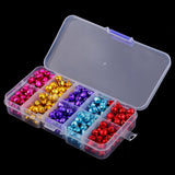 300 Pieces Mixed Colors Jingle Christmas Bells Loose Beads Charms 8mm Jewelry Making & Crafting Designs Wedding Party Decorations Balls - Aladdin Shoppers