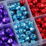 300 Pieces Mixed Colors Jingle Christmas Bells Loose Beads Charms 8mm Jewelry Making & Crafting Designs Wedding Party Decorations Balls - Aladdin Shoppers
