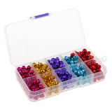300 Pieces Mixed Colors Jingle Christmas Bells Loose Beads Charms 8mm Jewelry Making & Crafting Designs Wedding Party Decorations Balls - Aladdin Shoppers