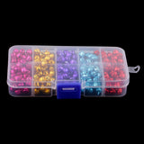 300 Pieces Mixed Colors Jingle Christmas Bells Loose Beads Charms 8mm Jewelry Making & Crafting Designs Wedding Party Decorations Balls - Aladdin Shoppers