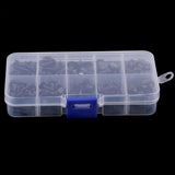 Maxbell 125pcs Transparent Box Packed Screw Type Dolls Eyes Nose Supply Plastic Doll Making Tool Safety Accessory - Aladdin Shoppers