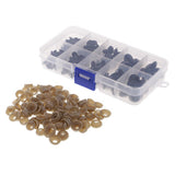 Maxbell 125pcs Transparent Box Packed Screw Type Dolls Eyes Nose Supply Plastic Doll Making Tool Safety Accessory - Aladdin Shoppers