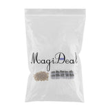 Maxbell 125pcs Transparent Box Packed Screw Type Dolls Eyes Nose Supply Plastic Doll Making Tool Safety Accessory - Aladdin Shoppers