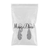 2 Pieces 925 Sterling Silver Feather Jewelry Charms Pendants Connectors Finding Leaf Shape Jewelry Ornaments - Aladdin Shoppers