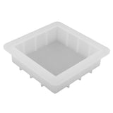 Maxbell Large Cavity 1100ML Square Cube Silicone Soap Mold Easy Removal Handmade Loaf Mould Tools for Handmade Soap Making Cake Baking Cookies Ice Cube Tray - Aladdin Shoppers