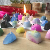 Maxbell 15 Cavities Gemstone DIY Silicone Mould Candles Craft Mold for Epoxy Resin Soap Clay Craft Making Mold DIY Pendant Jewelry Making Mould Tool - Aladdin Shoppers