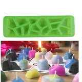 Maxbell 15 Cavities Gemstone DIY Silicone Mould Candles Craft Mold for Epoxy Resin Soap Clay Craft Making Mold DIY Pendant Jewelry Making Mould Tool - Aladdin Shoppers