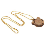 Maxbell Mini Bear Head Shape Embroidery Hoops DIY Wood Cross Stitch Hoop Frame with Beaded Chain and Connectors for Art Craft Sewing - Aladdin Shoppers