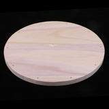 Maxbell 30cm Large Natural Wood Slices Craft Wood kit Unfinished Predrilled Multi Hole Wooden Circles for Arts and Crafts Home Decoration Ornaments DIY Kids - Aladdin Shoppers