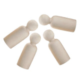 Maxbell 10 Pieces Well Sanded Plain Wood Peg Dolls Wooden Figures Female / Males Diy Craft Decor Toys - Aladdin Shoppers