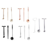 Maxbell Pack of 3 Candle Accessory Tools Wick Trimmer, Wick Snuffer Wick Dipper Stainless Steel Candle Caring Tools - Aladdin Shoppers