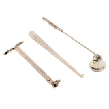 Maxbell Pack of 3 Candle Accessory Tools Wick Trimmer, Wick Snuffer Wick Dipper Stainless Steel Candle Caring Tools - Aladdin Shoppers