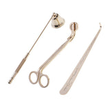 Maxbell Pack of 3 Candle Accessory Tools Wick Trimmer, Wick Snuffer Wick Dipper Stainless Steel Candle Caring Tools - Aladdin Shoppers