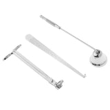 Maxbell Silver Tool Candle Accessory Set,Candle Wick Snuffer/Wick Trimmer/Wick Dipper,3 in 1 Candle Tool Kit, Gift Pack, Great for Candles Making - Aladdin Shoppers