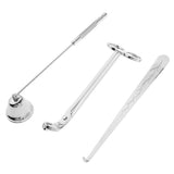 Maxbell Silver Tool Candle Accessory Set,Candle Wick Snuffer/Wick Trimmer/Wick Dipper,3 in 1 Candle Tool Kit, Gift Pack, Great for Candles Making - Aladdin Shoppers