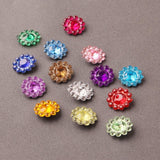 Maxbell 600 Pieces Assorted Diamante Plastic Crystal Flower Flatback Buttons Embellishment Findings for DIY Hair Accessories Craft - Aladdin Shoppers