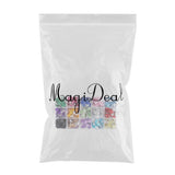 Maxbell 600 Pieces Assorted Diamante Plastic Crystal Flower Flatback Buttons Embellishment Findings for DIY Hair Accessories Craft - Aladdin Shoppers