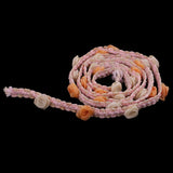 Maxbell 1 Yard Tulle And Fabric Rose Flower Beaded Ribbon Trim Fringe For DIY Crafts And Garment Clothes Decoration Width 12mm - Aladdin Shoppers