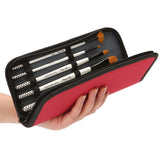 Maxbell 10 Pieces High Grade Paint Brush Set Includes Zipper Carrying Case Round Pointed Tip Flat Nylon Hair Brushes for Acrylic, Oil, Watercolor and Gouache - Aladdin Shoppers