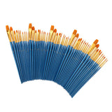 150 Piece Wood Nylon Hair Painting Brush for Watercolor Acrylic Oil Painting