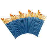 150 Piece Wood Nylon Hair Painting Brush for Watercolor Acrylic Oil Painting