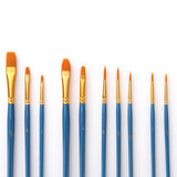 150 Piece Wood Nylon Hair Painting Brush for Watercolor Acrylic Oil Painting