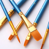 150 Piece Wood Nylon Hair Painting Brush for Watercolor Acrylic Oil Painting