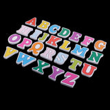 26 Pieces Painted Wooden Letters Wooden Uppercase Letters Alphabets Great for Crafts Pendants DIY Home Party Decoration Displays Kids Learning Letters - Aladdin Shoppers