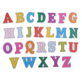 26 Pieces Painted Wooden Letters Wooden Uppercase Letters Alphabets Great for Crafts Pendants DIY Home Party Decoration Displays Kids Learning Letters - Aladdin Shoppers