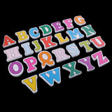 26 Pieces Painted Wooden Letters Wooden Uppercase Letters Alphabets Great for Crafts Pendants DIY Home Party Decoration Displays Kids Learning Letters - Aladdin Shoppers