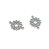 Maxbell 50pcs Hexagram Ornaments Alloy Charms Pendants For Fashion Jewelry Crafts - Aladdin Shoppers