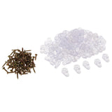 100pcs High Quality Fixing Protecting Glass Clips Plastic Retainers Screen Panel Clips - Aladdin Shoppers