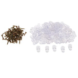 100pcs High Quality Fixing Protecting Glass Clips Plastic Retainers Screen Panel Clips - Aladdin Shoppers