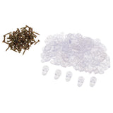 100pcs High Quality Fixing Protecting Glass Clips Plastic Retainers Screen Panel Clips - Aladdin Shoppers