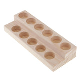 Maxbell 2x Wooden Essential Oil Display Stand Rack 2 Tier Organizer-11 Bottle Slots