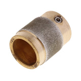2 Pack Golden Stained Glass Grinder Head Bit Diamond Grinding Wheel for Tile