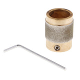 2 Pack Golden Stained Glass Grinder Head Bit Diamond Grinding Wheel for Tile