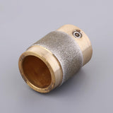 2 Pack Golden Stained Glass Grinder Head Bit Diamond Grinding Wheel for Tile