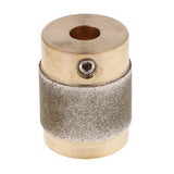 2 Pack Golden Stained Glass Grinder Head Bit Diamond Grinding Wheel for Tile